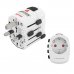 Hama World Travel Pro Adaptador Universal de Viaje - Mas de 150 Paises - 250V, 7A - Color Blanco
