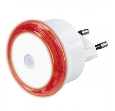Hama Basic Luz LED Nocturna con Enchufe - IP20 - Sensor de Luz - 5x5x7cm - Color Blanco