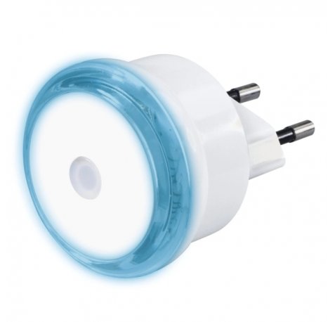 Hama Basic Luz LED Nocturna con Enchufe - IP20 - Sensor de Luz - 5x5x7cm - Color Blanco