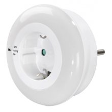 Hama Circle Luz LED Nocturna con Enchufe - Potencia 0.8W - IP20 - Sensor de Luz - Proteccion Tactil - 8.2x8.2x7.3cm - Color Blanco Hama Circle Luz LED Nocturna con Enchufe - Potencia 0.8W - IP20 - Sensor de Luz - Proteccion Tactil - 8.2x8.2x7.3cm - Color Blanco