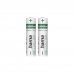 Hama Pack de 2 Pilas Recargables AAA - NiMH - Voltaje 1.2V - 1000mAh - Color Blanco