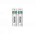 Hama Pack de 2 Pilas Recargables AAA - NiMH - Voltaje 1.2V - 700mAh - Color Blanco