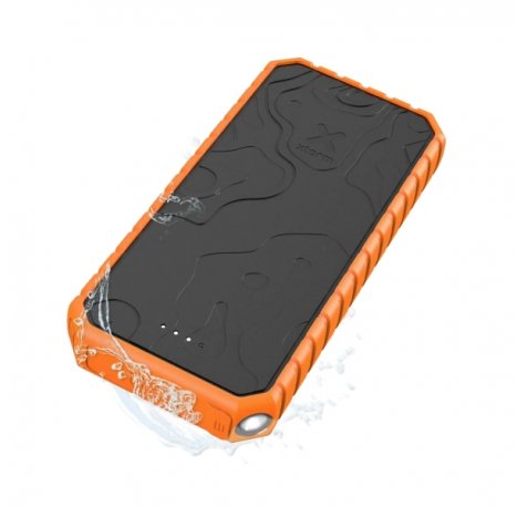 Xtorm Xtreme Power Rugged Powerbank 20.000 mAh 35W - 2x USB-C, 2X USB A - QC 3.0 - IP65 - Linterna - Color Negro