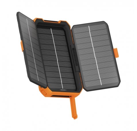 Xtorm Rugged Solar Powerbank 10.000 mAh 20W - Panel Solar Gen 24 - IP65 - 2x USB-C, 1X USB A - QC 3.0