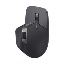 Rapoo MT760LW Raton Inalambrico - TamaÃ±o Compacto - Bluetooh y 2.4GHz - 4000 DPI - Bateria Recargable Ecologica - Color Negro