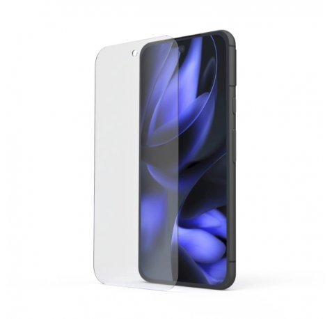 Hama Clear Protect Protector de Pantalla para Google Pixel 9A - Antihuellas - Vidrio de Seguridad - Grado de Dureza 9H - Color Transparente