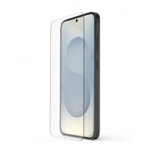 Hama Clear Protect Protector de Pantalla para Samsung Galaxy S25 Edge - Antihuellas - Vidrio de Seguridad - Grado de Dureza 9H - Color Transparente