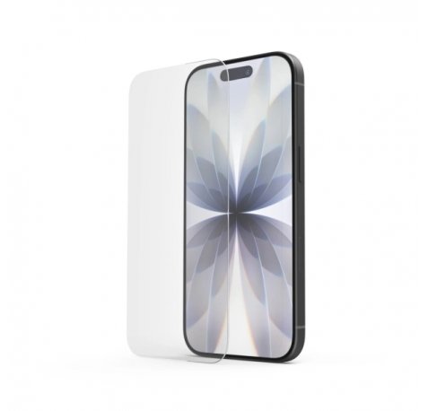 Hama Clear Protect Protector de Pantalla para iPhone 17 - Antihuellas - Base de Montaje - Vidrio de Seguridad - Grado de Dureza 9H - Color Transparente