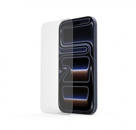 Hama Cristal Protector para iPhone 17 Pro - Antihuellas - Base de Montaje - Vidrio de Seguridad - Grado de Dureza 9H - Color Transparente