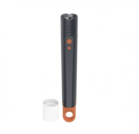 Hama Flx1000 Linterna LED - Potencia 50W - 1000 Lumenes - Funciona con 6 Pilas AAA - IP44 - Color Gris