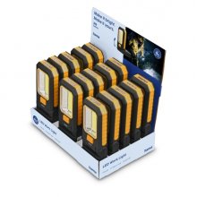 Hama W210 Lampara LED de Trabajo - Iman - Gancho Desplegable - Cabezal 180Âº - Color Negro y Amarillo