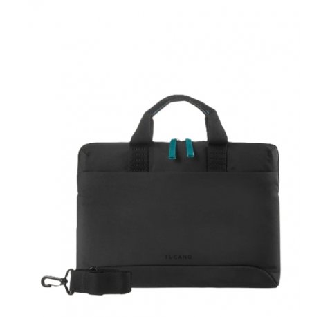 Tucano Smilza Maletin Portatil 15,6" - TamaÃ±o Slim - Sistema Anti-Choques - Mango Doble - Color Negro