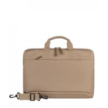 Tucano Smilza Maletin Portatil 15,6" - TamaÃ±o Slim - Sistema Anti-Choques - Mango Doble - Color Beige
