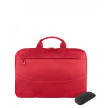 Tucano Idea Maletin Portatil 15,6" + Raton Inalambrico - TamaÃ±o Slim - Interior Acolchado - Color Rojo
