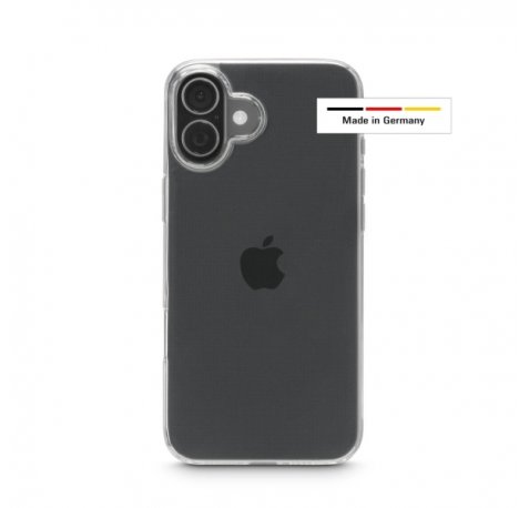 Hama Always Clear Funda para iPhone 17 - Antideslizante - Poliuretano Termoplastico - Bordes Elevados - Color Transparente