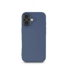 Hama Fantastic Feel Funda para iPhone 17 - Antiadherente Anti-Suciedad - Poliuretano Termoplastico - Bordes Elevados - Color Azul