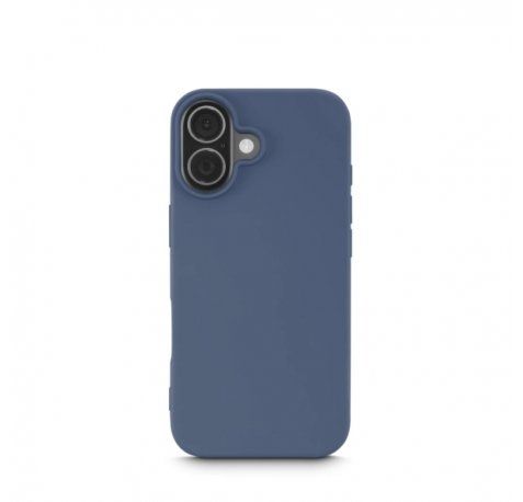 Hama Fantastic Feel Funda para iPhone 17 - Antiadherente Anti-Suciedad - Poliuretano Termoplastico - Bordes Elevados - Color Azul