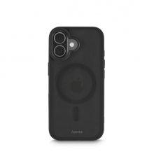 Hama Frame Protect Funda para iPhone 17 - Antideslizante - Magnetico - Policarbonato y Poliuretano Termoplastico - Bordes Elevados - Color Negro y Transparente