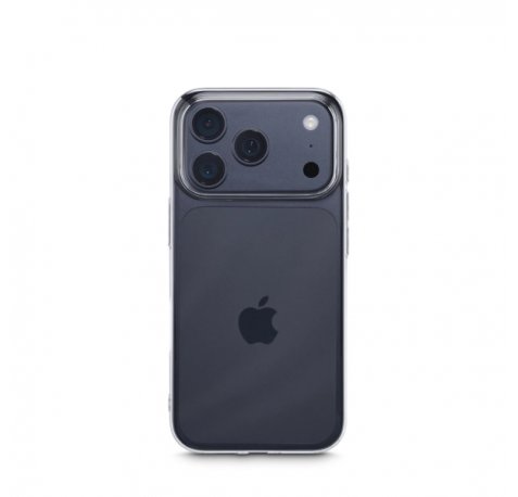 Hama Slim Protect Funda para iPhone 17 Pro - Antiamarilleo - Policarbonato - Bordes Elevados - Color Transparente