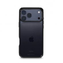 Hama Extreme Protect Funda para iPhone 17 Pro Max - Antideslizante - Policarbonato - Proteccion D3O - Bordes Elevados - Color Negro