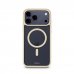 Hama Frame Protect Funda para iPhone 17 Pro Max - Antideslizante - Magnetico - Policarbonato y Poliuretano Termoplastico - Bordes Elevados - Color Beige