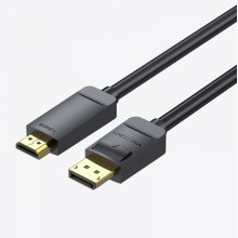 Vention Conversor DisplayPort Macho a HDMI Macho 4K - 5m - Color Negro