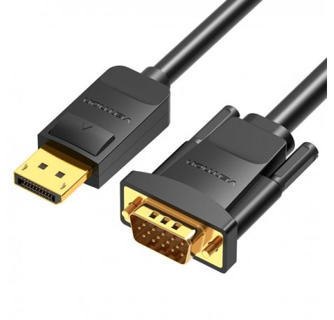 Vention Cable DisplayPort Macho a VGA Macho - 5m - Color Negro