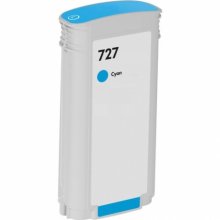 Compatible HP 727 Cyan Cartucho de Tinta B3P19A / F9J76A para DesignJet T1500, T1530, T2500, T2530, T920, T930