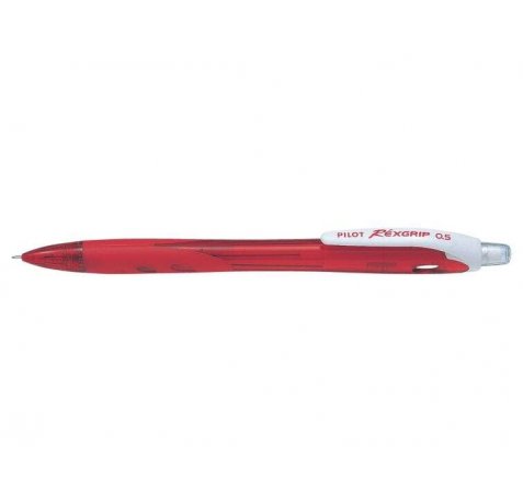 Pilot Portaminas Rexgrip Begreen - Trazo 0.5mm - Mina HB - 71,9% Plastico Reciclado - Cuerpo Rojo (10 uds)