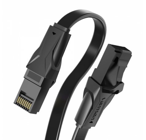 Vention Cable de Red UTP RJ45 Cat6 Plano - 20m - Color Negro
