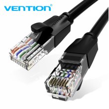 Vention Cable de Red UTP RJ45 Cat6 - 1m - Color Negro Vention Cable de Red UTP RJ45 Cat6 - 1m - Color Negro