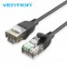 Vention Cable de Red RJ45 UTP Cat.6A - 1m - Color Negro