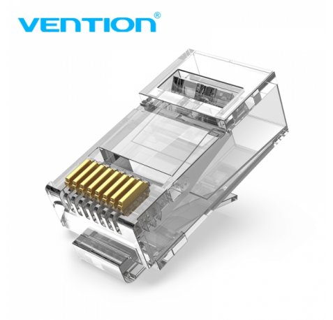 Vention Pack de 50 Conectores de Red UTP RJ45 Cat.6A
