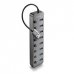 NGS IHUB8  Hub USB 3.0 - 8 Puertos USB 3.0 con Interruptores - Hasta 5Gbps