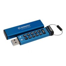 Kingston Iron Key Keypad 200 Memoria USB Tipo C 32GB - USB-C 3.2 Gen 1 Tipo A - XTS-AES - 145 MB/s Read Speed - 115 MB/s Write Speed