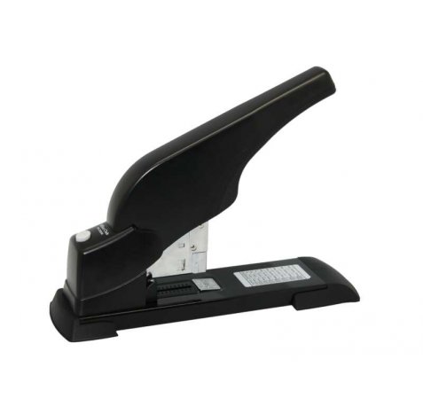 Ingraf Grapadora para Gruesos - Capacidad para 200 Hojas - Sistema de Grapado Facil - Admite Grapas de Diferentes Tamaños - Color Negro