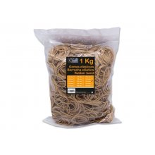 Ingraf Gomas Elasticas Bolsa Grande Numero 180 - Alta Calidad - 70% Caucho - Gran Resistencia y Elasticidad - Color Marrón