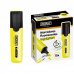 Ingraf Long-Life Marcador Fluorescente - Punta Biselada - Trazo 2-5mm - Tinta Base de Agua - Color Amarillo (10 uds)