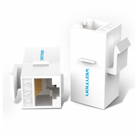 Vention Pack de 5 Conectores de Red UTP RJ45 Cat6 - Color Blanco