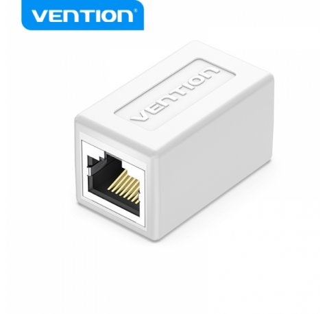 Vention Adaptador Conector RJ45 Cat6 FTP Hembra a Hembra - Color Blanco