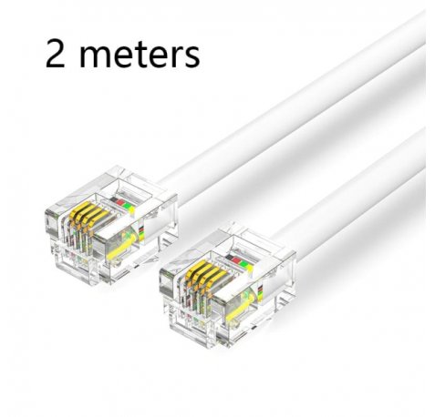 Vention Cable de Telefono RJ11 - 2m - Color Blanco