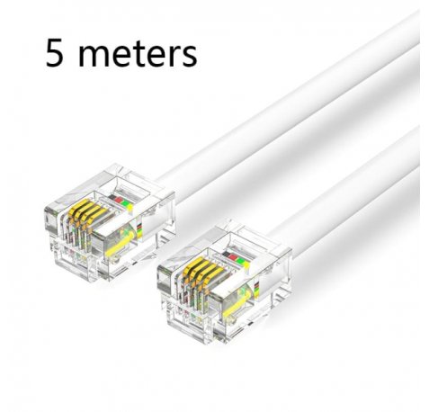 Vention Cable de Telefono RJ11 - 5m - Color Blanco