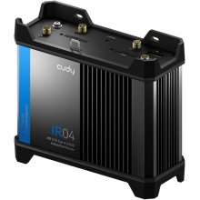 Cudy IR04_EU Router Industrial WiFi N300 4G LTE CAT 4 -  2 Ranuras SIM - 4 Puertos LAN - Alimentacion POE y DC - Montaje en Pared - Color Negro