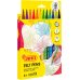 Jovi Felt Pens Estuche de 12 Rotuladores - Punta de 2mm - Amplia Variedad de Tonos - Tinta de Gran Fijacion - Capuchon de Seguridad Ventilado - Colores Surtidos