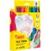 Jovi Felt Pens Estuche de 24 Rotuladores - Punta de 2mm - Amplia Variedad de Tonos - Tinta de Gran Fijacion - Capuchon de Seguridad Ventilado - Colores Surtidos