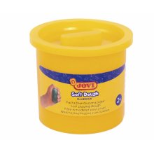 Jovi Soft Dough Blandiver Estuche de 5 Botes 110gr - Amarillo. Blanda - Flexible - Facil de Amasar - Ideal para Modelaje - Fomenta Creatividad - Desarrolla Motricidad Fina - Color Amarillo
