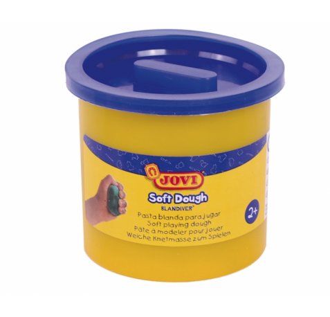 Jovi Soft Dough Blandiver Estuche de 5 Botes 110gr - Flexible - Facil de Amasar - Ideal para Modelaje - Fomenta Creatividad - Desarrolla Motricidad Fina - Color Azul