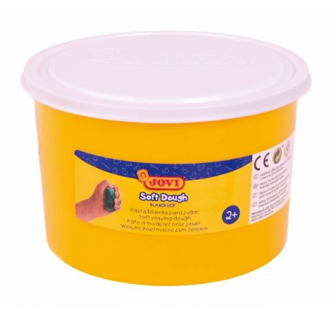 Jovi Soft Dough Blandiver Bote de 460gr - Blanco - Blanda y Flexible - Facil de Amasar y Moldear - Ideal para Iniciacion al Modelaje - Fomenta Creatividad y Motricidad Fina - Color Blanco