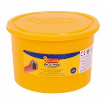 Jovi Soft Dough Blandiver Bote de 460gr - Amarillo. Blanda y Flexible - Facil de Amasar y Moldear - Ideal para Iniciacion al Modelaje - Fomenta Creatividad y Motricidad Fina - Color Amarillo