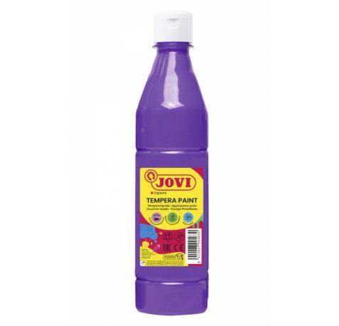 Jovi Tempera Paint Tempera Liquida - Base Agua - Lista para Usar - Alto Poder Cubriente - Secado Rapido - Excelente Fluidez - Adherencia en Multiples Superficies - Color Morado